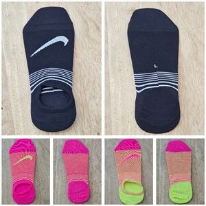Nike No Show 4-Pair Athletic Socks, NIP